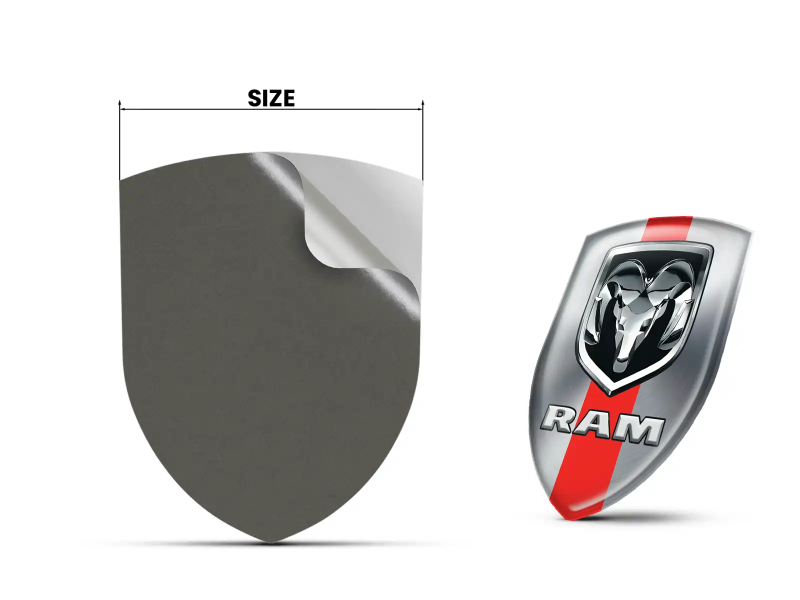 Dodge Silikonsticker Tuning Anpassbar Professionell Auto
